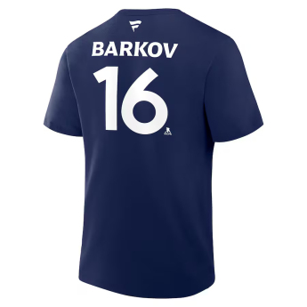 Florida Panthers férfi póló 2025 Stanley Cup Champions Name & Number Aleksander Barkov #16