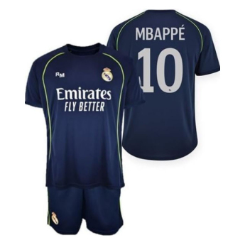 Real Madrid gyerek szett replica 25/26 Away Mbappe