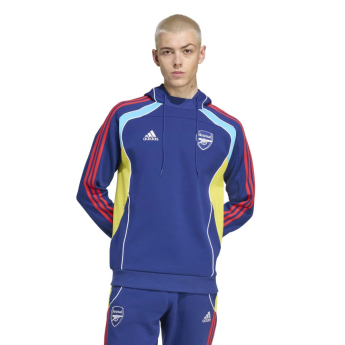 FC Arsenal férfi kapucnis pulóver Urban Purist blue