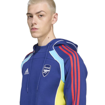 FC Arsenal férfi kapucnis pulóver Urban Purist blue