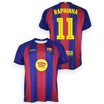FC Barcelona futball mez replica 25/26 Home Raphinha