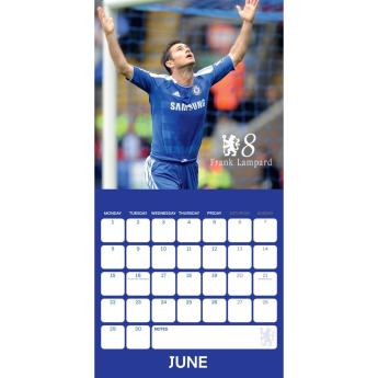 FC Chelsea naptár Legends Square 2026