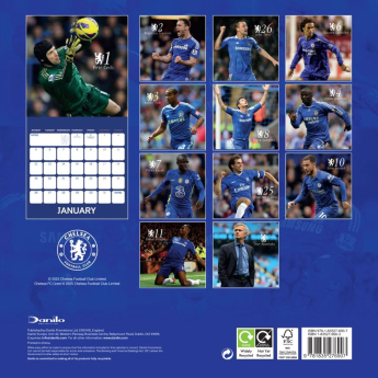 FC Chelsea naptár Legends Square 2026