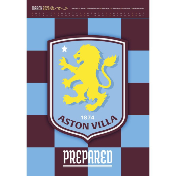 Aston Villa naptár Deluxe 2026
