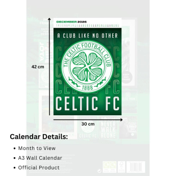FC Celtic naptár Deluxe 2026