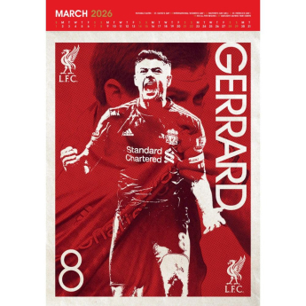 FC Liverpool naptár Deluxe 2026