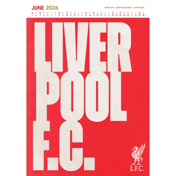 FC Liverpool naptár Deluxe 2026