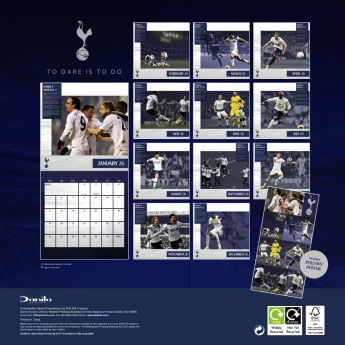 Tottenham naptár és napló Musical Gift Box 2026