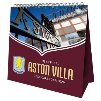 Aston Villa asztali naptár 2026