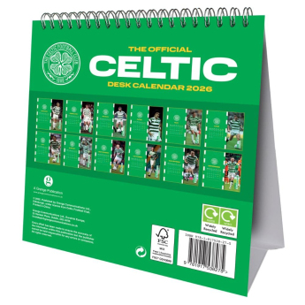 FC Celtic asztali naptár 2026