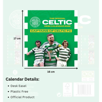 FC Celtic asztali naptár 2026