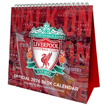 FC Liverpool asztali naptár 2026