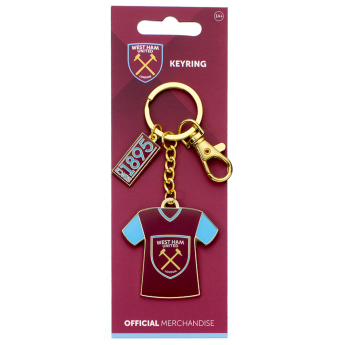 West Ham United kulcstartó Shirt Charm