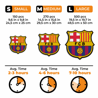FC Barcelona fa puzzle Crest 500 pcs