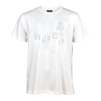 Real Madrid férfi póló No112 Cross white