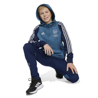 FC Arsenal gyerek kapucnis pulóver Track blue