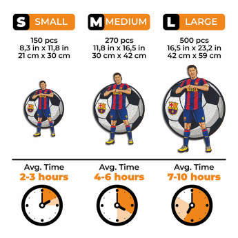 FC Barcelona fa puzzle Lewandowski 500 pcs