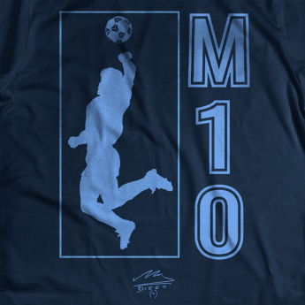 Labdarúgó válogatott férfi póló Argentina Diego Maradona Siluete navy