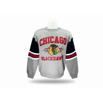 Chicago Blackhawks férfi kapucnis pulóver All Over Crew 4.0 Current Logo