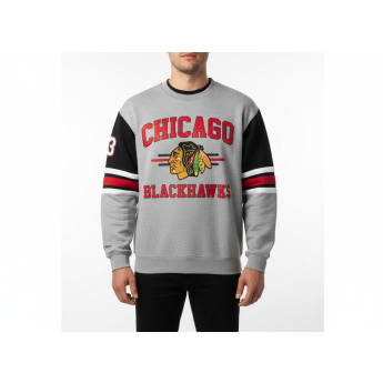 Chicago Blackhawks férfi kapucnis pulóver All Over Crew 4.0 Current Logo