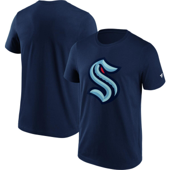 Seattle Kraken férfi póló Primary Logo Graphic navy