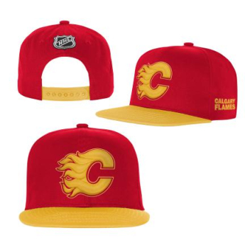 Calgary Flames gyerek flat siltes sapka Essentials Flatbrim Snapback