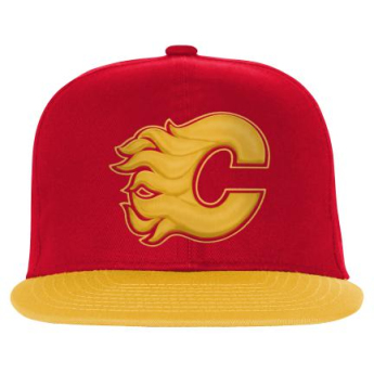 Calgary Flames gyerek flat siltes sapka Essentials Flatbrim Snapback