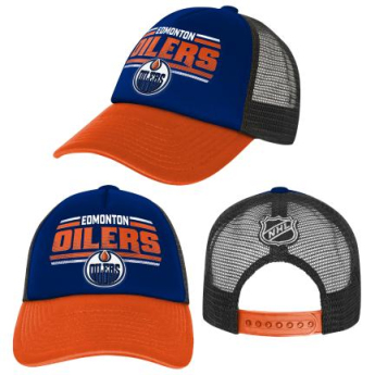 Edmonton Oilers gyerek flat siltes sapka Essentials Snapback Trucker
