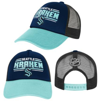 Seattle Kraken gyerek flat siltes sapka Essentials Snapback Trucker