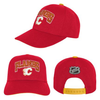 Calgary Flames gyerek flat siltes sapka Essentials Procrown
