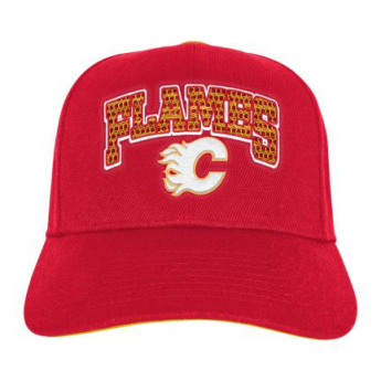 Calgary Flames gyerek flat siltes sapka Essentials Procrown