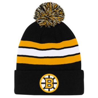 Boston Bruins gyerek téli sapka Cuffed Beanie With Pom