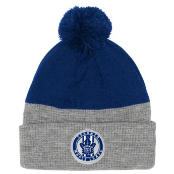 Toronto Maple Leafs gyerek téli sapka Draft Cuffed Beanie With Pom