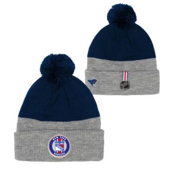 New York Rangers gyerek téli sapka Draft Cuffed Beanie With Pom