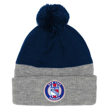 New York Rangers gyerek téli sapka Draft Cuffed Beanie With Pom