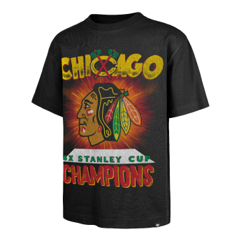 Chicago Blackhawks férfi póló Sigma 47 Foundation Tee