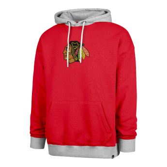 Chicago Blackhawks férfi kapucnis pulóver 47 Patch Drop Shoulder Hood red
