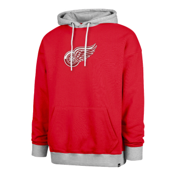 Detroit Red Wings férfi kapucnis pulóver 47 Patch Drop Shoulder Hood red