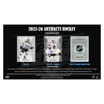 NHL dobozok NHL hokikártyák 2025-26 Upper Deck Artifacts Hockey Hobby Box
