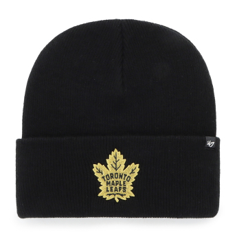 Toronto Maple Leafs téli sapka Haymaker Metallic 47 Cuff Knit Black