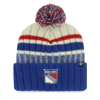 New York Rangers téli sapka Long Range 47 Cuff Knit Natural