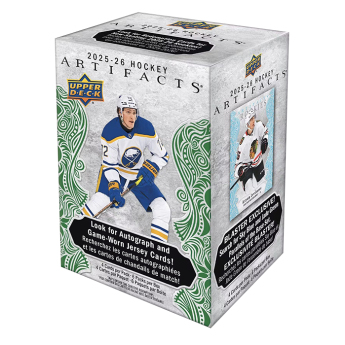 NHL dobozok NHL hokikártyák 2025-26 Upper Deck Artifacts Blaster Box