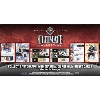 NHL dobozok NHL hokikártyák 2024-25 Upper Deck Ultimate Hobby Box