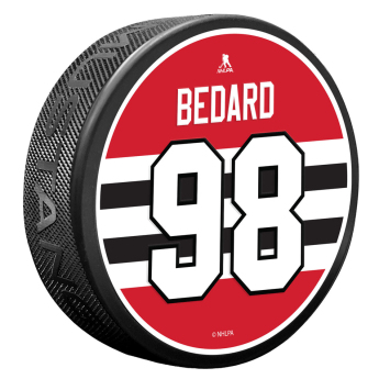 Chicago Blackhawks korong Name & Number - Connor Bedard