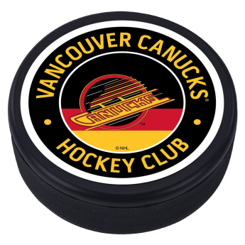 Vancouver Canucks korong Red Vintage Striped Textured