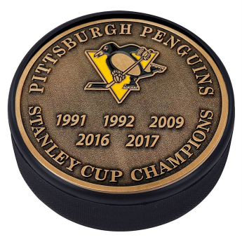 Pittsburgh Penguins korong Stanley Cup Years Gold Medallion