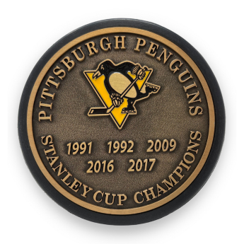 Pittsburgh Penguins korong Stanley Cup Years Gold Medallion