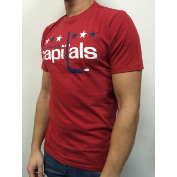 Washington Capitals férfi póló 47 Basic Logo warm up