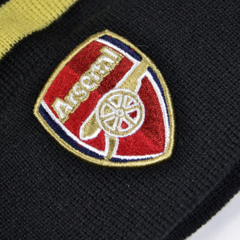 FC Arsenal téli sapka Bobble Stripe gold