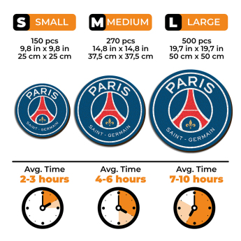 Paris Saint Germain fa puzzle Crest 500 pcs